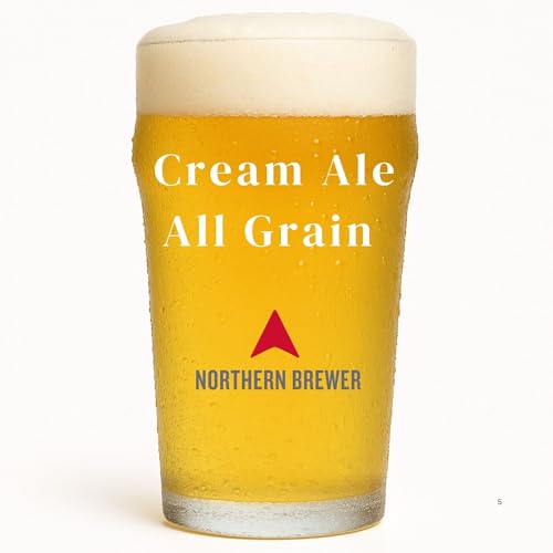 Northern Brewer - Cream Ale All Grain Beer Recipe Kit - Ingredients for Making 5 Gallons - All Grain Equipment Required - color: Cream Ale All Grain Beer