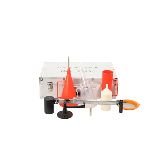 Slurry Test Kit, Mud Hydrometer, Mud Viscometer, Marsh Funnel and Viscometer Cup Mud Tester Slurry Test Kit Sand Content Kit Mud Tester Viscosimeter Sand Content Meter Kit