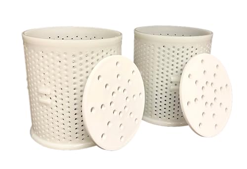 Camembert/Blue Cheese Moulds (set of 2) w. followers