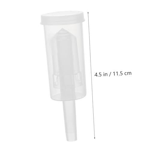2pcs Three Piece One Way Valves for Wine Preservation Odorless Plastic Stoppers with Air Locks for Home Brewing and Restaurant Use