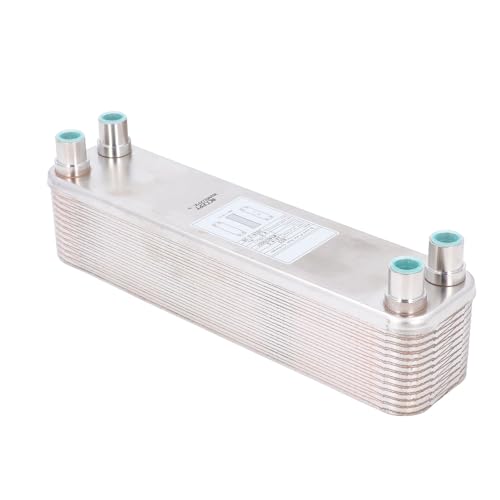 Plate Heat Exchanger Stainless Steel Brazed 4.5MPa for Wort Chiller and Water Cooling - Durable Copper Brazing, Compact Design, Ideal for Beer and Laboratory Use