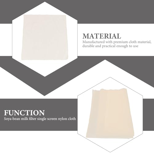 ABOOFAN Reusable Tofu Straining Cloth Fine Mesh Kitchen Cheesecloth for Draining Soy Milk Food-Grade Nylon Multi-Use Filter for Yogurt and Sauces
