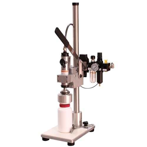 Bottle Capping Machine, Hand Capper P-700, One Way Drive with Drill-Press Stand, Made in USA - color: P-700 with Drill-Press Stand