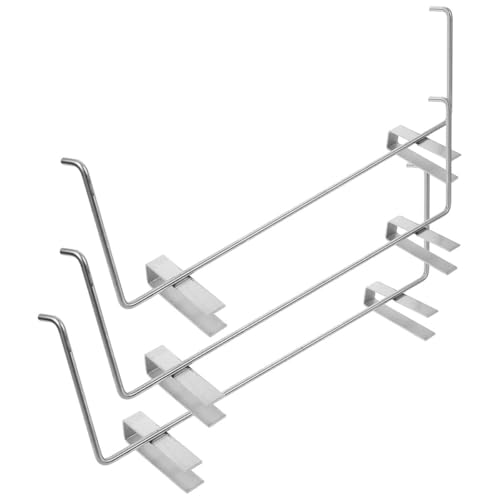3pcs Stainless Steel Beekeeping Frame Holder Rack Extension-Type Bee Hive Stand Beehive Storage Support Bracket for Beekeeping Supplies