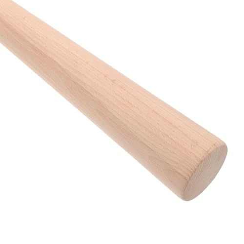 INOOMP 2pcs Sauerkraut Pounder 12” Wood Pestle Vegetable Cabbage Fermentation Jar Tamper Heavy Duty Fermenting Food Tool For Wide Regular Mouth Mason Jar