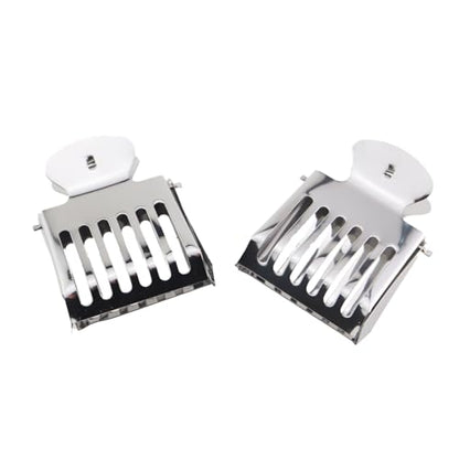 2PCS Stainless Steel Metal Clips for Beekeeping Honey Cutting Knife Queen Bee Spring Clip Hollow Cage