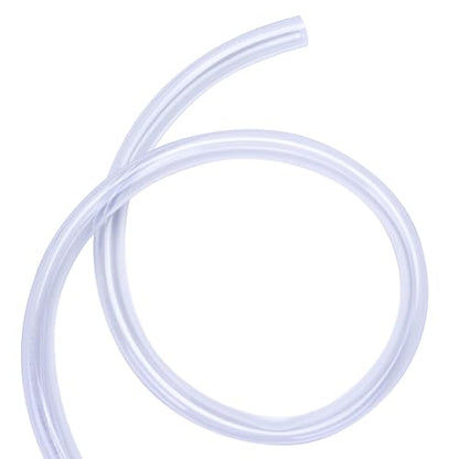DERNORD PVC Tubing 7/8"ID X 1-1/10"OD Flexible Clear Vinyl Hose 10 Feet for Food Grade - size: 10 Feet, style: 7/8"ID X 1-1/10"OD