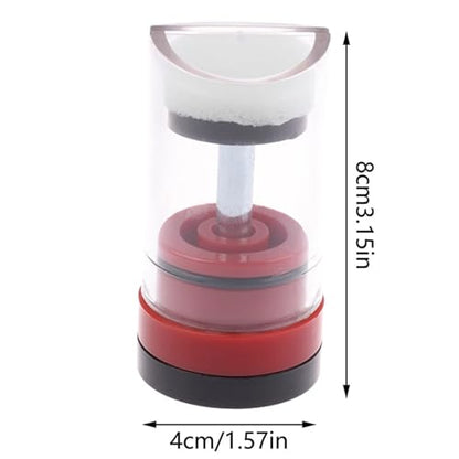 Bee Queen Marking Cage Bottle Box 4pcs Queen Bee Marking Bottle with Sponge One-Handed Plastic Bee Marker Tube Catcher Cage with Plunger Plush for Beekeeper Equipment