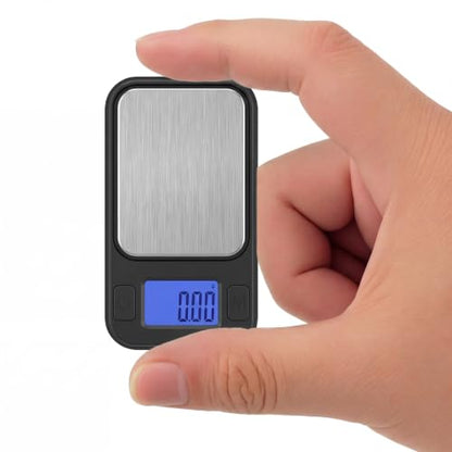 Diyife Milligram Scale, 200g/0.01g High Accuracy Pocket Scale with Storage Case, 8 Units, Multifunctional Digital Gram Scale for Lab, Jewelry, Gem, Mg, Black - color: Black