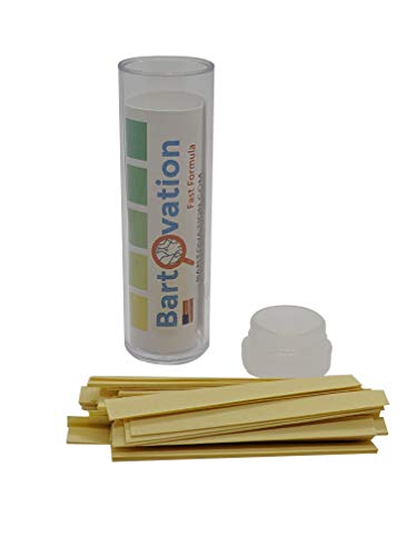 Bartovation Quaternary Ammonium Test Paper Strips, 0-500 ppm, 100-Pack | Sanitizer, QAC, Multi Quat, Made in USA, for Restaurant and Food Service