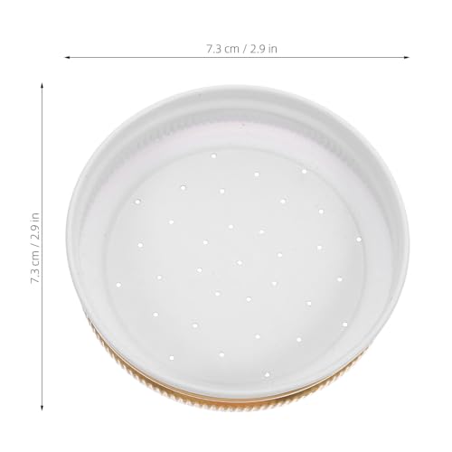 DOITOOL 5pcs Beehive Water Feeder Lids Replacement for Bee Watering Station Covers Beekeeping Supplies Entrance Reducer Caps for Hive Feeding and Bee Feed Supplement