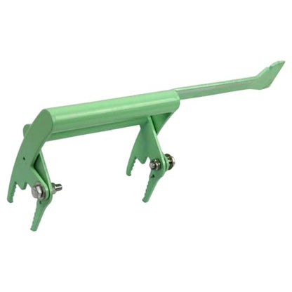 Ergonomic Stainless Steel Beekeeping Scraper Tool with Colorful Handle for Comfortable Grip and Durability Rustproof Clip - color: Green