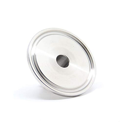 QiiMii 1.5 Inch Tri Clamp Tri Clover Fittings to NPT 1/4 Inch Male Thread Adaptor, Stainless Steel 304 - size: TC 50.5 x 1/4"