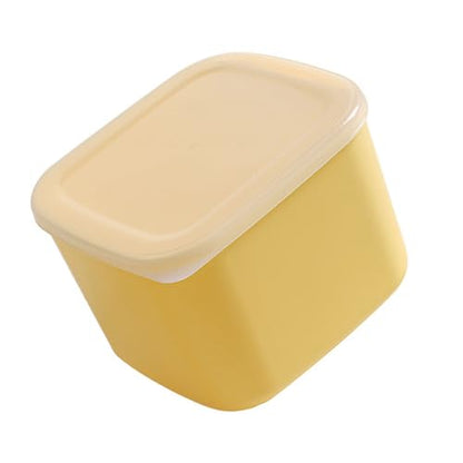 TOPINCN Plastic Cheese Storage Container with Airtight Lid, Food Storage Box for Fridge, Large Capacity Container for Vegetables Fruits and Cheese (L) - size: L