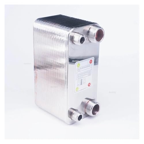 Female Thread Plate Wort Chiller Version 32 Plates Heat Exchanger Wort Chiller Cooler SUS 304 Stainless Steel