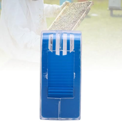 Professional Queen Bee Marking Kit with Cage, 0-99 Number Stickers, and Tweezers for Beekeepers in Blue (Blue) - color: Blue