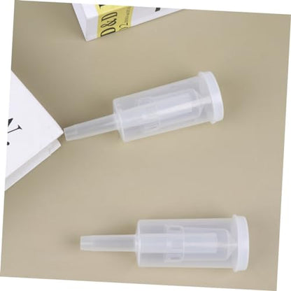 Cabilock 3pcs Plastic One-way Fermentation Valve for Home Brew Wine Making Easy to Clean and Reusable Automatic Gas Release for Juice and Wine Preservation