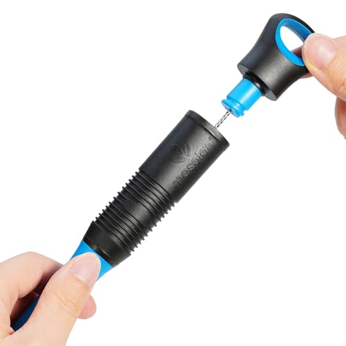 MOSOLAN 2-in-1 Water Bottle Brush and Straw Cleaner Brush, Long Handle Scrub Brush with Replaceable Head for Water Bottles, Glasswares, Mugs, Flasks, Tumblers and Kitchen Sink, Breezy Blue, 1 Pack - color: Breezy Blue, size: 1 Count (Pack of 1)