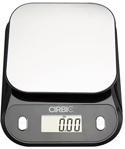 Talking Kitchen Scales - Big Numbers with Clear Loud Voice North American Accent (Black)