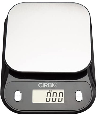 Talking Kitchen Scales - Big Numbers with Clear Loud Voice North American Accent (Black)