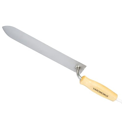 Varomorus 11" Stainless Steel Beekeeping Hot Knife Uncapping Decapping Bee Honey Equipment Bee Hive Hand Tool 12V/70Wt