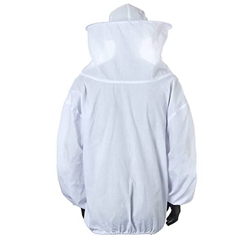 Beekeeping Suit - Beekeeping Jacket Professional Total Ventilated Beekeeping Protective Jacket with Veil Hood(Camouflage Green)