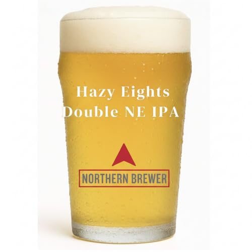 Northern Brewer - India Pale Ale Extract Beer Recipe Kit - Makes 5 Gallons (Hazy Eights Double NE IPA) - color: Hazy Eights Double NE IPA