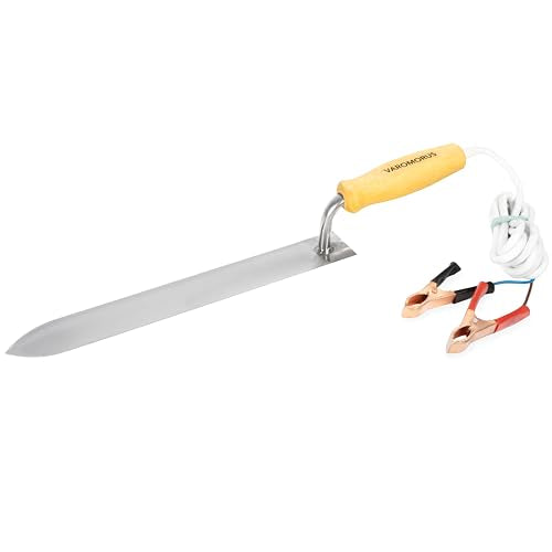Varomorus 11" Stainless Steel Beekeeping Hot Knife Uncapping Decapping Bee Honey Equipment Bee Hive Hand Tool 12V/70Wt