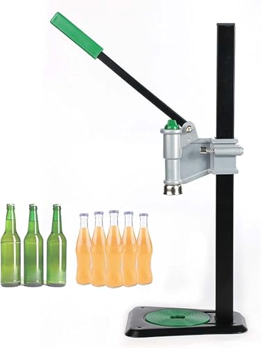 Manual Beer Bottle Capping Machine, Bench Bottle Capper, Multi-Purpose Bottle Cap Sealing Capper Tool, Capping Machine, 10pcs/min