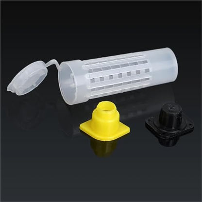 Bee Rearing Kit 1Set Apiculture Kit Queen Bee Rearing Plastic Graft Larva Pen Hair Roller Cage Cell Protection Beekeeping Tool Supplies for Beginners and Bee Keeper(Kit 2) - color: Kit 2