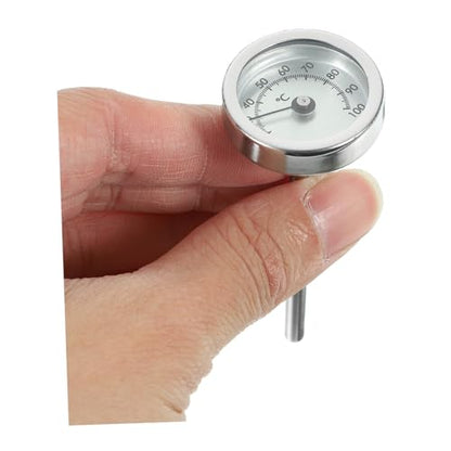 Electric Kettle Thermometer Precision Cooking Temperature Gauge for Home Use Stainless Steel Design Portable and Lightweight Kitchen Gadget for Tea and Brewing