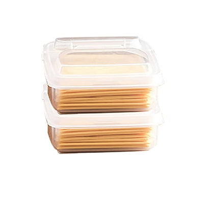 2 Pack-Plastic Sliced Cheese Storage Containers with lids Airtight Keeps Cheese Fresh and Delicious Cheese Container for Fridge