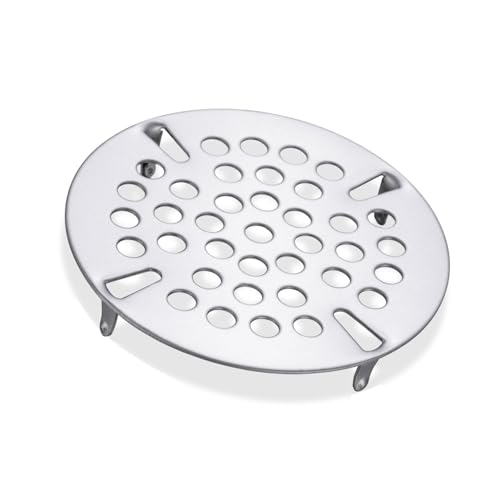 3-1/2 Inch Commercial Sink Strainer - 304 Stainless Steel 41-Hole Clog-Free Drain Cover, Precision Fit for 3.5" Drains & 3 Compartment Sinks, Heavy-Duty for High-Volume Kitchens - color: 1 Pack