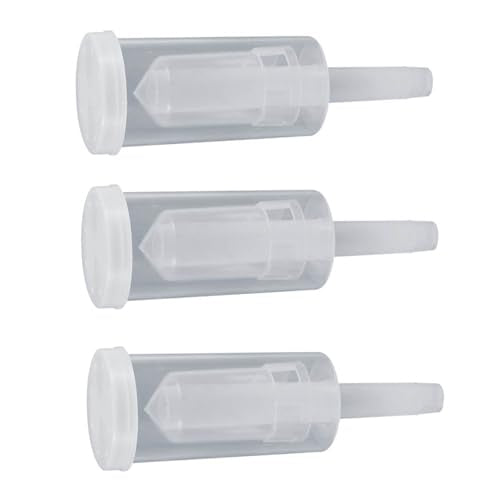 ABOOFAN 3-Piece Homebrew Fermentation Kit 3-Way Fermentation Valve Sturdy Plastic High Transparency Suitable for Wine Making and Brewing Supplies - size: 12.00X3.80X3.80CM