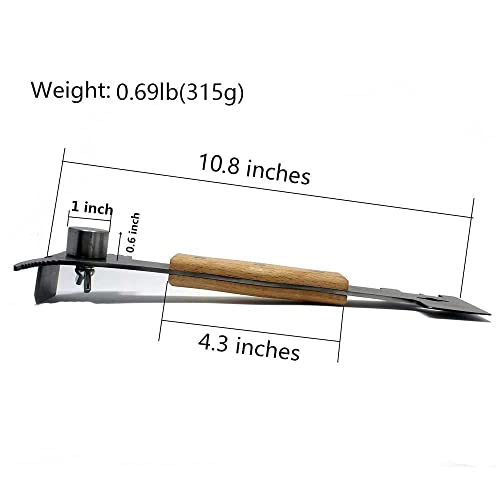 Multipurpose Bee Hive Tool with Wooden Handle Bee Tools for Beekeeping Professional Beekeeping Equipment