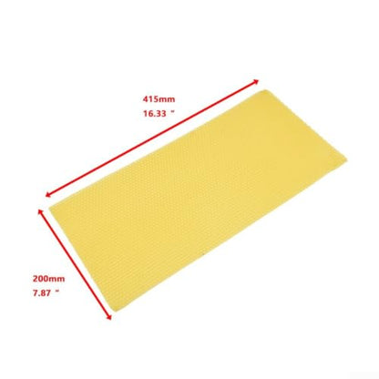 Beeswax Coated Foundation Sheets 10pcs for Deep Langstroth Hives - Plastic Honey Comb Base 8.26x16.65 Inch