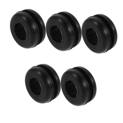 Rubber Airlock Grommet Set with Easy Installation and Flavor Protection 5pcs Airtight Water Seal Grommets for Fermenter Bucket Lids for Homebrewing and DIY Fermentation Projects