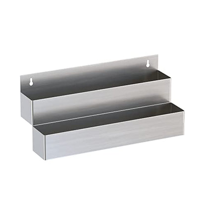 Stainless Steel Double Tier Speed Rail, Liquor Rack, Speed Rack, Bottle Holder - 22 Inch - size: 22 Inch, style: Double Tier