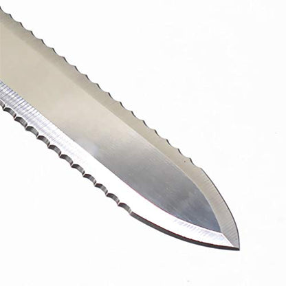 WEICHUAN Stainless Steel Serrated Uncapping Knife Beekeeping Tool | Uncapping Knife with Wooden Handle Bee Hive Hand Tool For Beekeeper