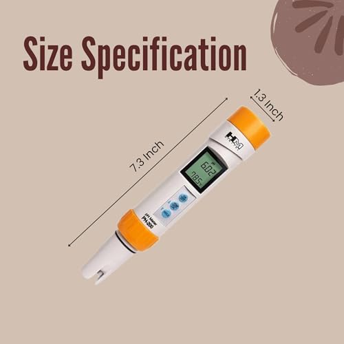 HM Digital PH-200 Waterproof pH Meter, 0-14.00 pH Range, 0.01 pH Resolution, +/- 0.02 pH Readout Accuracy