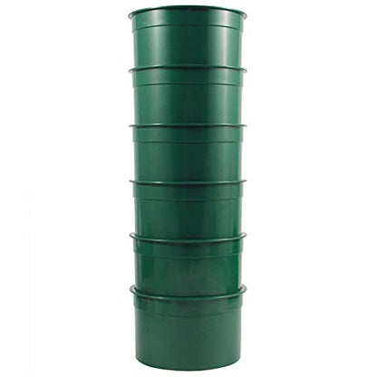 ASR Outdoor 6pc Gold Panning Mineral Sifting Prospect Pan Classifier Sieve Set - size: (6) Piece Set