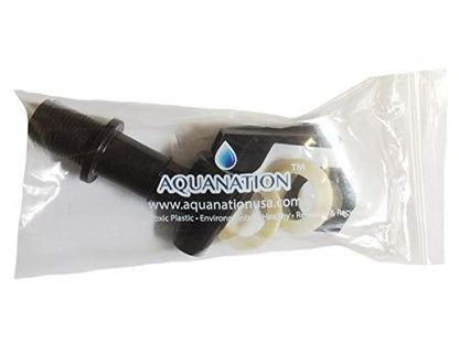 AquaNation BPA Free Replacement Water Cooler Faucet Bottle Jug Ceramic Water Crock Reusable Tap Spout Beverage Lever Pour Dispenser Valve Gravity Water Spigot - Made in USA (1, Black) - color: Black