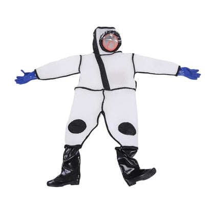 Alomejor Bee Suit 3D Cotton Beekeeping Suit Full Body Protection with Thick Gloves for Adults 175-180cm Shoe Size 42