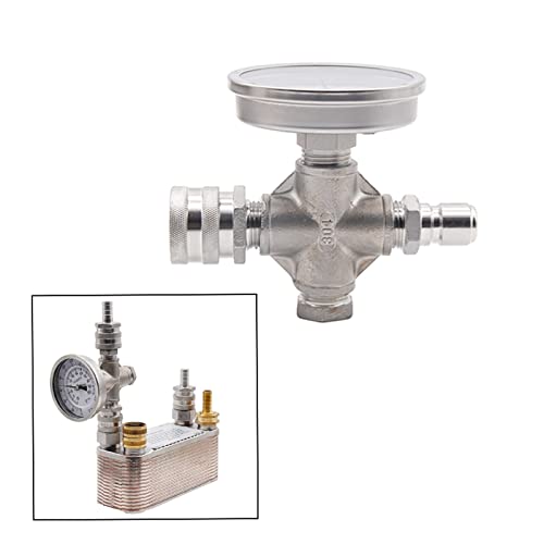 20 Plate Wort Chiller Stainless Steel Brazed Plate Heat Exchanger Homebrew Beer Wort Chiller 20 Plate Heat Exchanger B3-12A for Floor Heating(Sensor-White Color) - size: Sensor-White Color