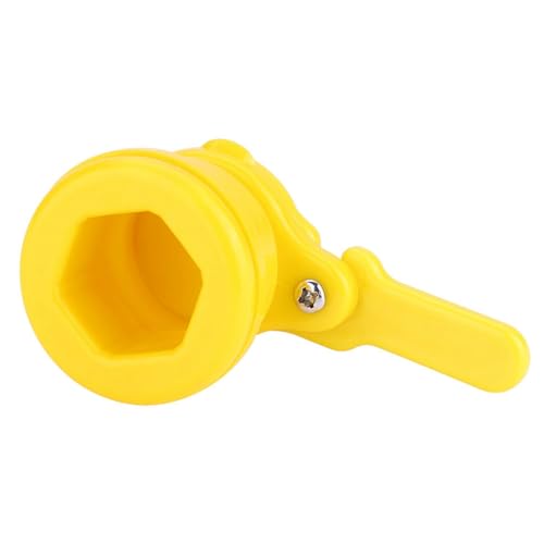 AUNMAS Honey Gate Valve, Food Grade Beekeeping Supplies, Regulates Honey with Removable Bracket for Buckets Jars Bottling Tanks