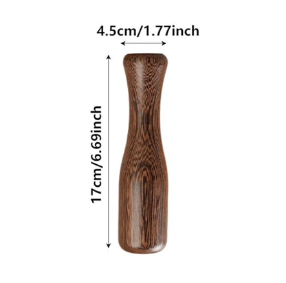 Sauerkraut Pounder - Manual Non-Slip Wooden Masher, Vegetable Fermentation Tamper, Pickle Packer Tool, Kitchen Food Prep | Wooden Crusher Tool,For Sauerkraut Pickling And Cooking (Gold) - color: Gold