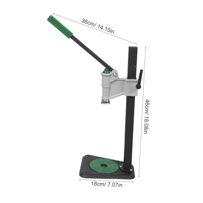 Manual Bench Bottle Capper Hand Operated Crown Capper for Home Brewing Tabletop Beer Bottle Cap Crimper with Adjustable Height 7.8"-18.3" Metal Lever Sealing Machine
