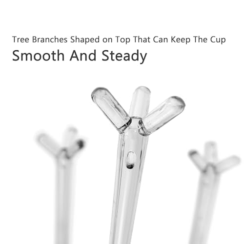 Cup Drying Rack for Bottle,Drinking Glass/Plastic Bag Dryer for Reusable Ziplock Plastic Food Storage Bags Drying Rack Gray