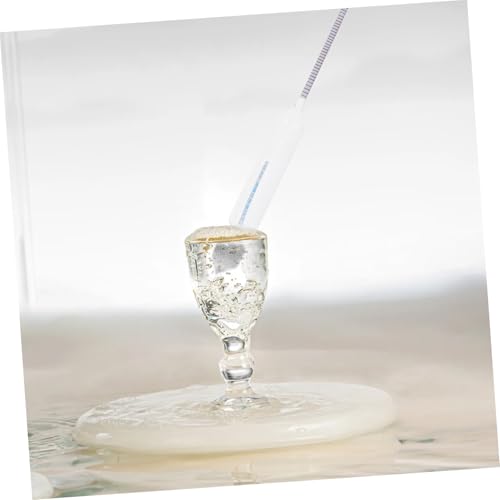 3pcs Triple Scale Hydrometer for Wine Alcohol Content Measurement Proofing Hydrometer for Spirits Read Thermometer for Bartender Use