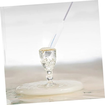3pcs Triple Scale Hydrometer for Wine Alcohol Content Measurement Proofing Hydrometer for Spirits Read Thermometer for Bartender Use